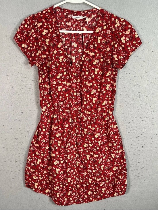 Kimchi Blue Dresses & Skirts - Kimchi Blue Red Floral Tie-Front Mini Dress